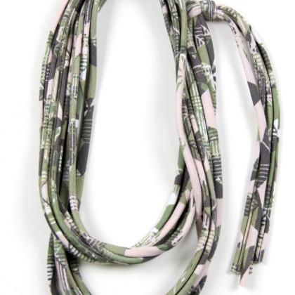 Green Scarf, Green Necklace, Green Infinity Scarf,..