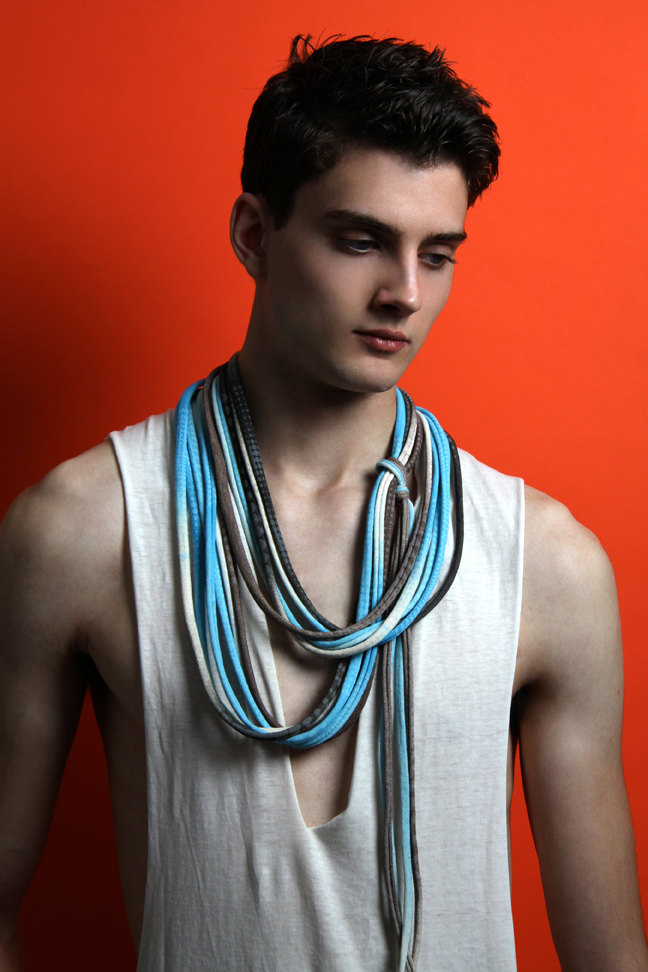 men thin scarf