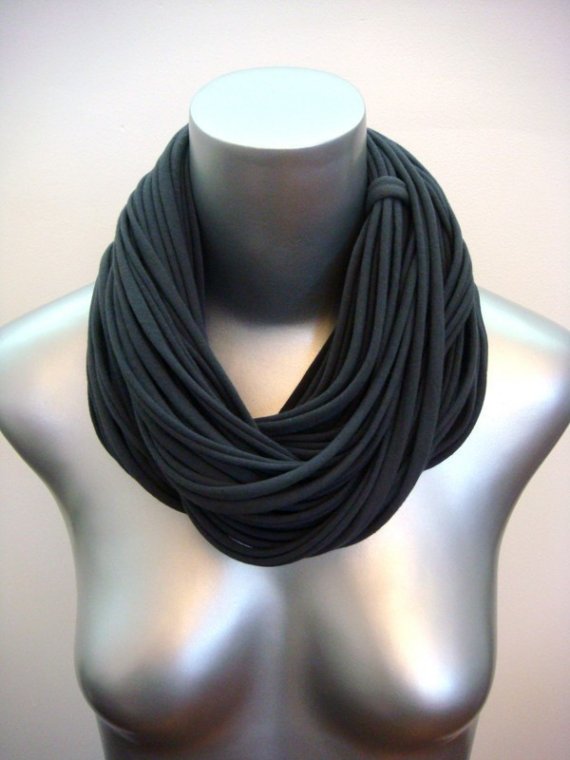 Neck Scarves For Men, Neck Scarves For Men, Womens Summer Scarf, Hipster Scarf, Gray Mens Scarf